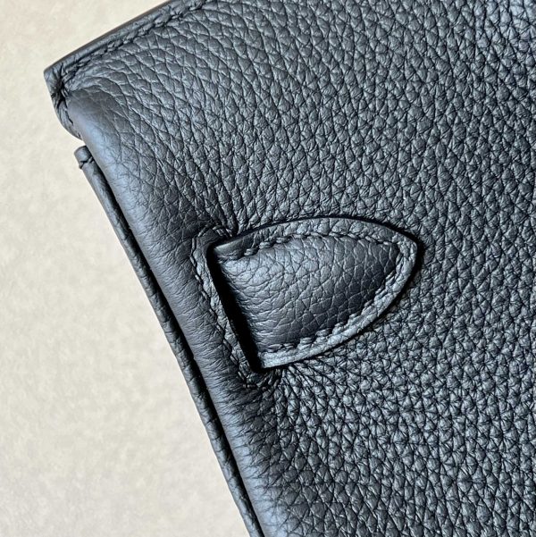Birkin Hac a Dos PM Backpack Togo Nior (89) Palladium Hardware - Image 7