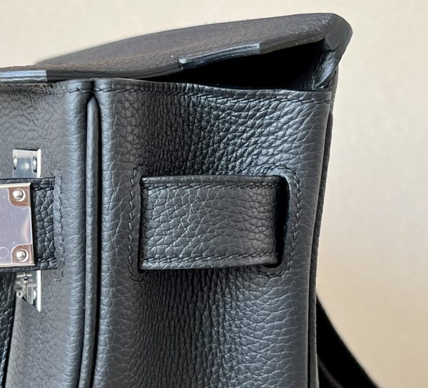 Birkin Hac a Dos PM Backpack Togo Nior (89) Palladium Hardware - Image 6