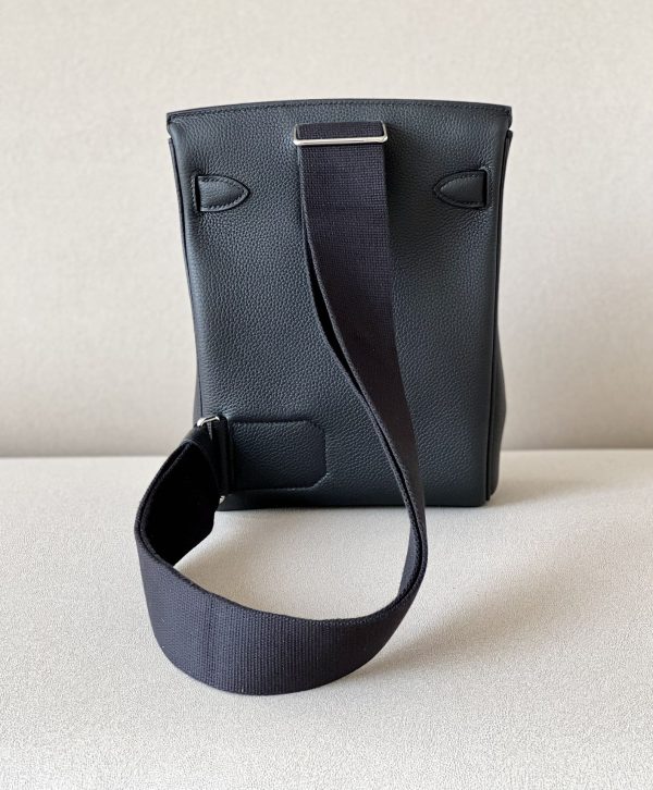 Birkin Hac a Dos PM Backpack Togo Nior (89) Palladium Hardware - Image 3