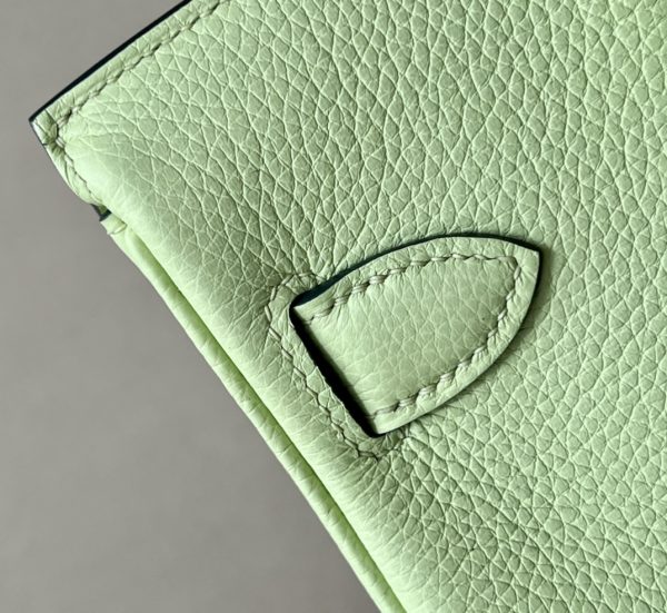 Birkin Hac a Dos PM Backpack Togo Vert Absinthe (Y6) Palladium Hardware - Image 8