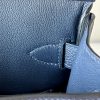 Birkin Hac a Dos PM Backpack Togo Blue Nuit (2Z) Palladium Hardware - Image 5