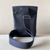 Birkin Hac a Dos PM Backpack Togo Blue Nuit (2Z) Palladium Hardware - Image 2