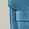 Birkin Hac a Dos PM Backpack Togo Blue Jean (75) Palladium Hardware - Image 4