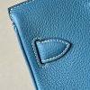 Birkin Hac a Dos PM Backpack Togo Blue Jean (75) Palladium Hardware - Image 5