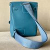 Birkin Hac a Dos PM Backpack Togo Blue Jean (75) Palladium Hardware - Image 8