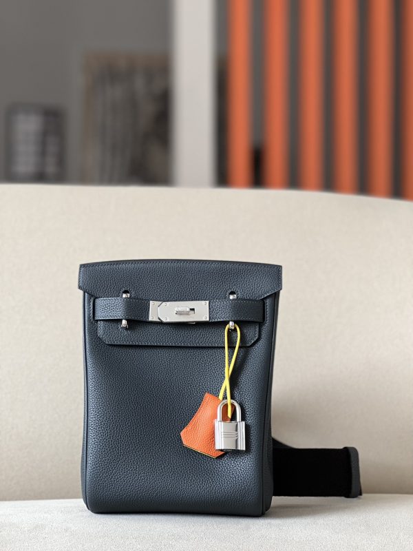 Birkin Hac a Dos PM Backpack HSS Togo Caban (3Y)  And Jaune de Naples (9O)Palladium Hardware