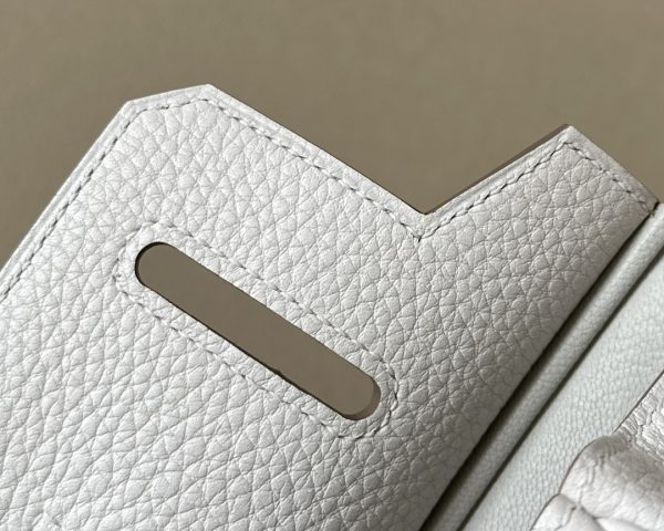 Birkin Hac a Dos PM Backpack Togo Gris Pale (M4) Palladium Hardware - Image 4