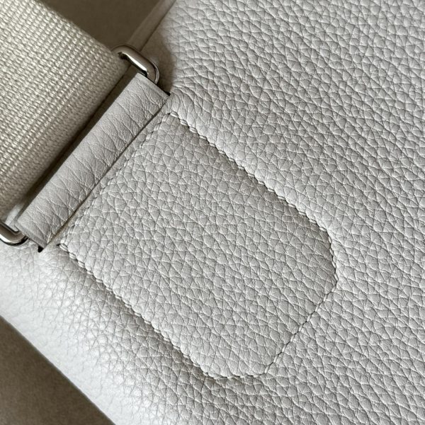 Birkin Hac a Dos PM Backpack Togo Gris Pale (M4) Palladium Hardware - Image 5