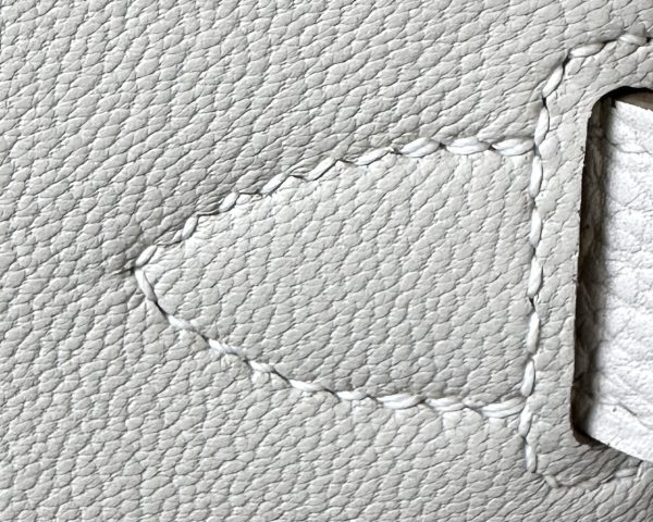 Birkin Hac a Dos PM Backpack Togo Gris Pale (M4) Palladium Hardware - Image 6