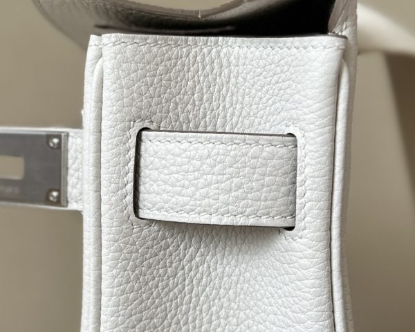 Birkin Hac a Dos PM Backpack Togo Gris Pale (M4) Palladium Hardware - Image 7