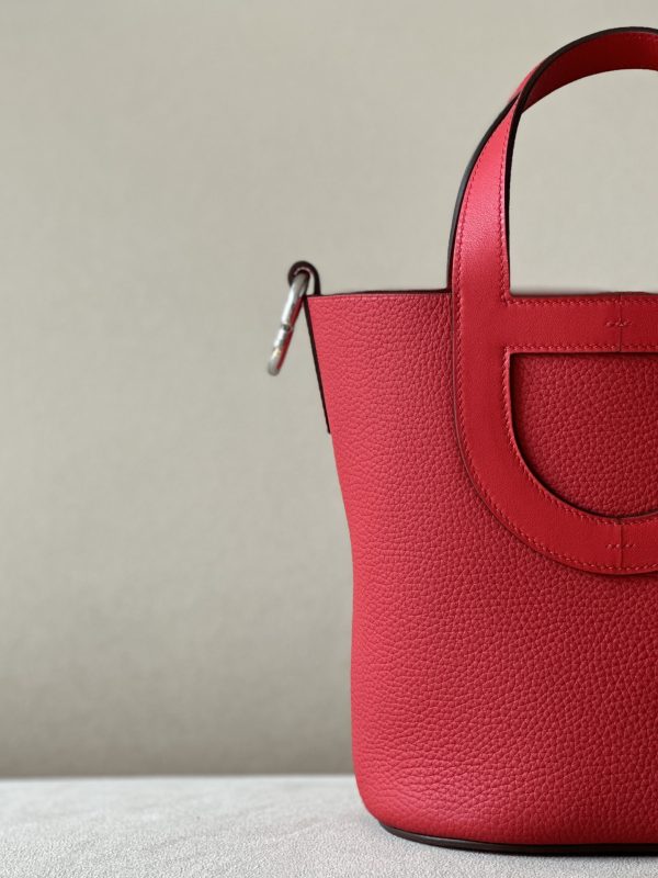 Hermes In-The-Loop 18 Swift Vermillon (5E) Palladium Hardware - Image 4