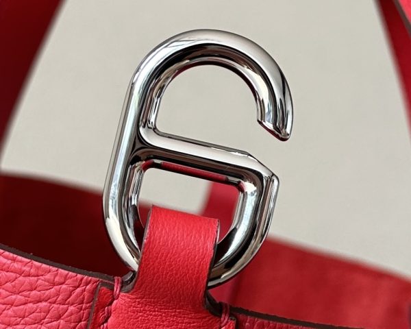 Hermes In-The-Loop 18 Swift Vermillon (5E) Palladium Hardware - Image 10