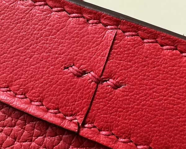 Hermes In-The-Loop 18 Swift Vermillon (5E) Palladium Hardware - Image 11