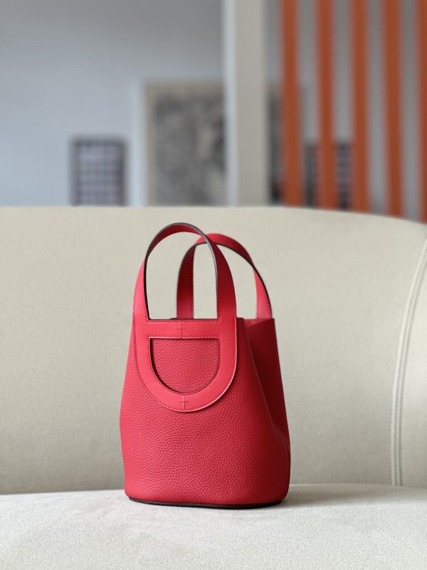 Hermes In-The-Loop 18 Swift Vermillon (5E) Palladium Hardware - Image 3