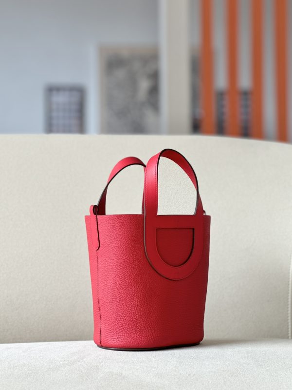 Hermes In-The-Loop 18 Swift Vermillon (5E) Palladium Hardware - Image 2