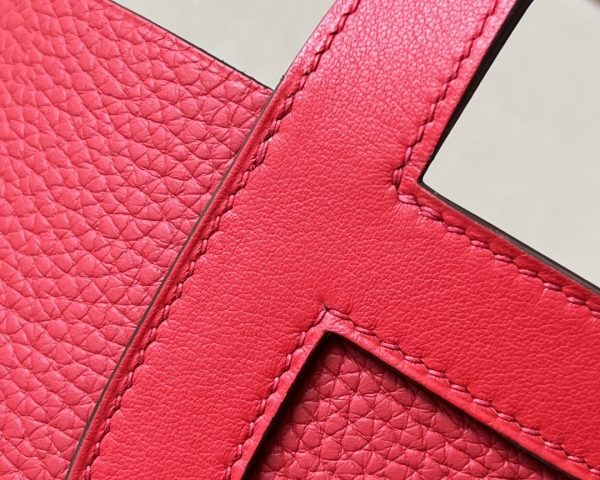 Hermes In-The-Loop 18 Swift Vermillon (5E) Gold Hardware - Image 8