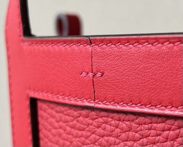Hermes In-The-Loop 18 Swift Vermillon (5E) Gold Hardware - Image 9