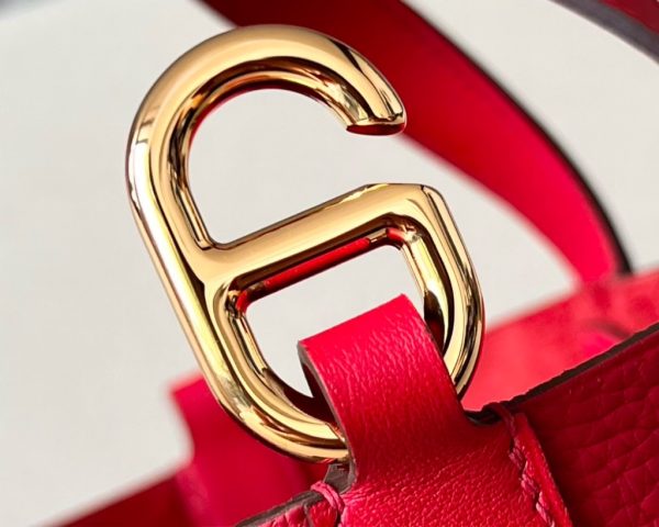 Hermes In-The-Loop 18 Swift Vermillon (5E) Gold Hardware - Image 11