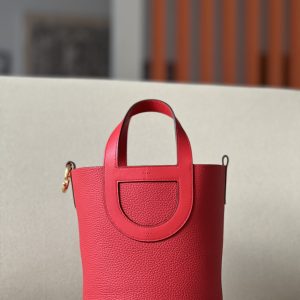 Hermes In-The-Loop 18 Swift Vermillon (5E) Gold Hardware