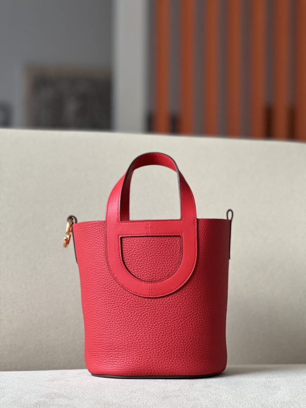 Hermes In-The-Loop 18 Swift Vermillon (5E) Gold Hardware