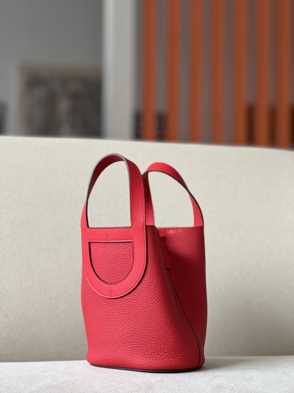 Hermes In-The-Loop 18 Swift Vermillon (5E) Gold Hardware - Image 2