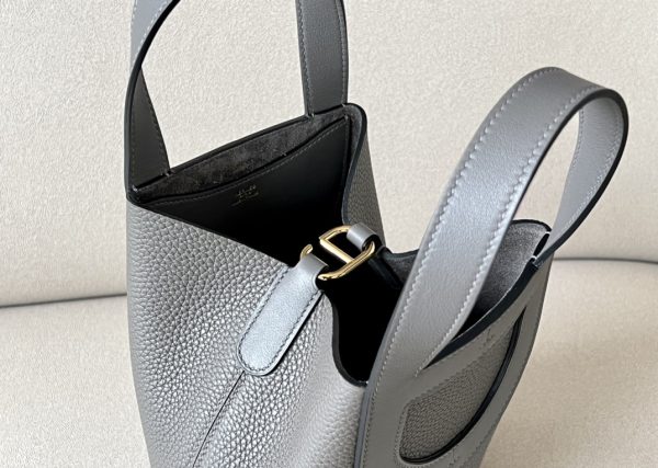 Hermes In-The-Loop 18 Swift Etain (8F) Gold Hardware - Image 6