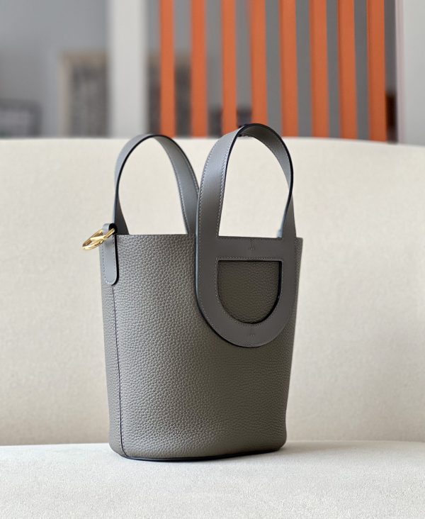 Hermes In-The-Loop 18 Swift Etain (8F) Gold Hardware - Image 2