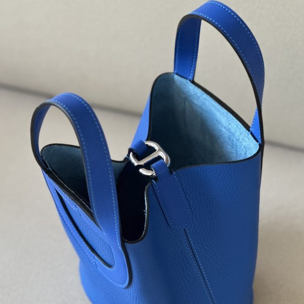 Hermes In-The-Loop 18 Swift Blue Royale (O8) Palladium Hardware - Image 11