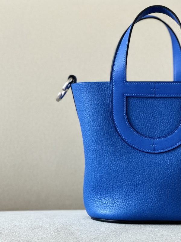 Hermes In-The-Loop 18 Swift Blue Royale (O8) Palladium Hardware - Image 10