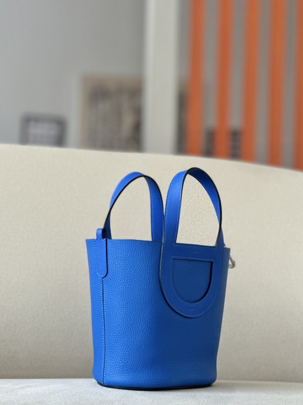 Hermes In-The-Loop 18 Swift Blue Royale (O8) Palladium Hardware - Image 3