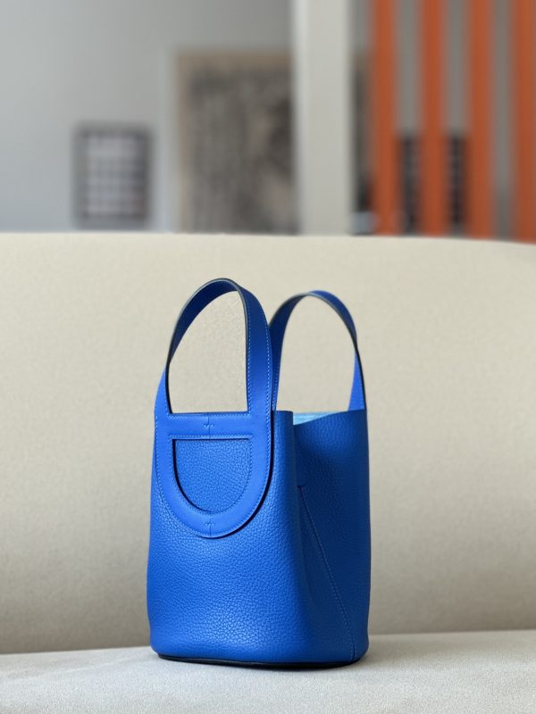 Hermes In-The-Loop 18 Swift Blue Royale (O8) Palladium Hardware - Image 2