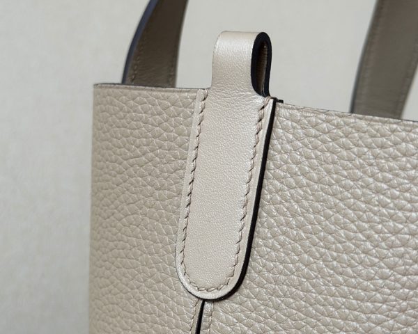 Hermes In-The-Loop 18 Swift Beige Marfa (8Q) Palladium Hardware - Image 11