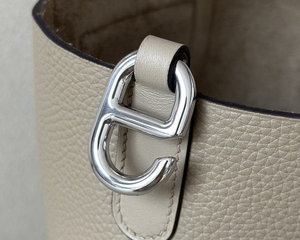 Hermes In-The-Loop 18 Swift Beige Marfa (8Q) Palladium Hardware - Image 10