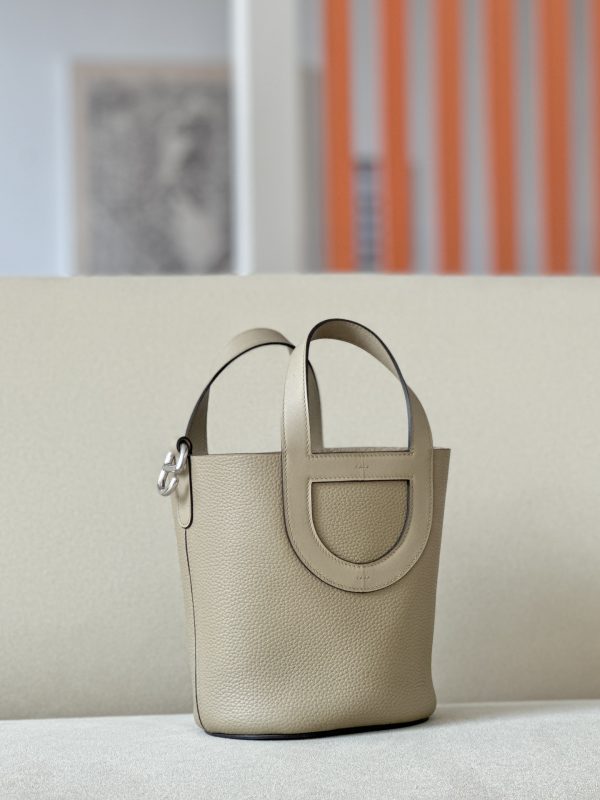 Hermes In-The-Loop 18 Swift Beige Marfa (8Q) Palladium Hardware - Image 2