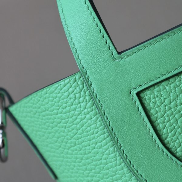 Hermes In-The-Loop 18 Swift Vert Comics (0Z) Palladium Hardware - Image 6