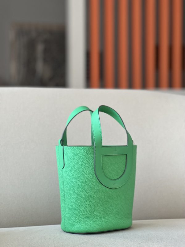 Hermes In-The-Loop 18 Swift Vert Comics (0Z) Palladium Hardware - Image 3