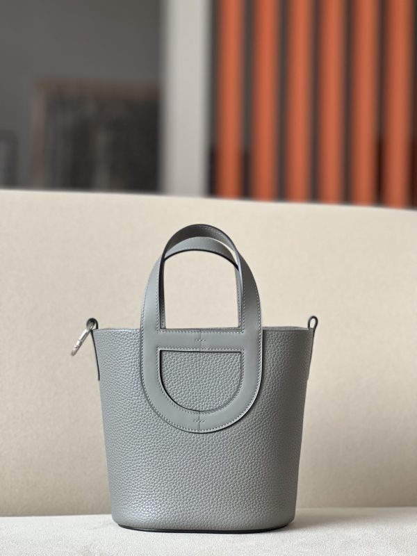 Hermes In-The-Loop 18 Swift Gris Meyer (0L) Palladium Hardware