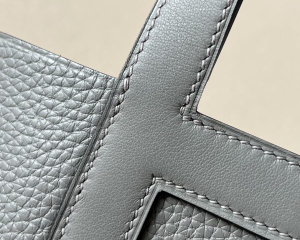 Hermes In-The-Loop 18 Swift Gris Meyer (0L) Palladium Hardware - Image 9