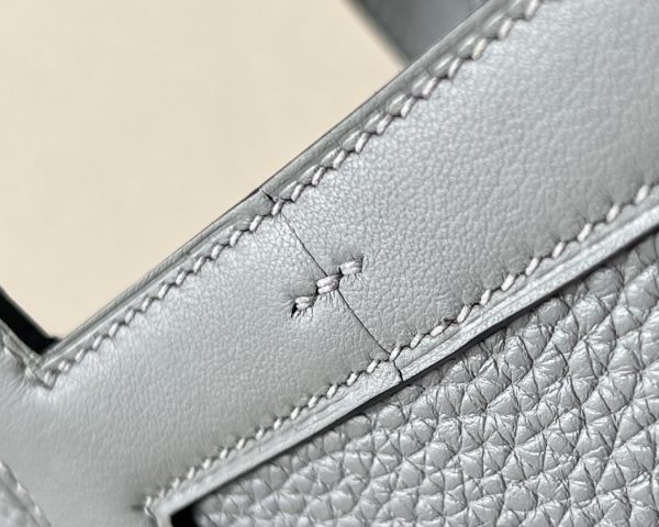 Hermes In-The-Loop 18 Swift Gris Meyer (0L) Gold Hardware - Image 6