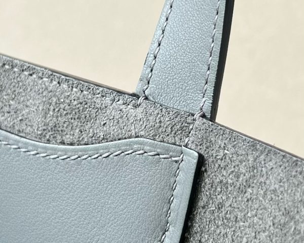 Hermes In-The-Loop 18 Swift Gris Meyer (0L) Gold Hardware - Image 5