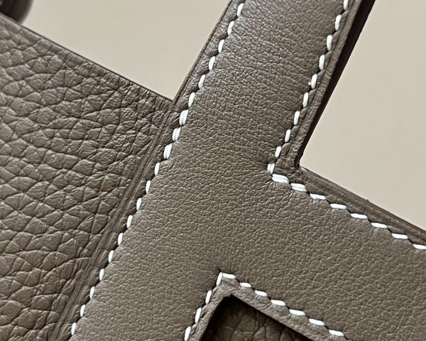 Hermes In-The-Loop 18 Swift Etoupe (18) Gold Hardware - Image 8