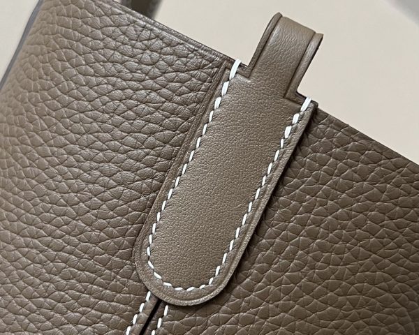 Hermes In-The-Loop 18 Swift Etoupe (18) Gold Hardware - Image 7