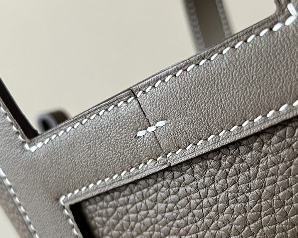 Hermes In-The-Loop 18 Swift Etoupe (18) Gold Hardware - Image 6