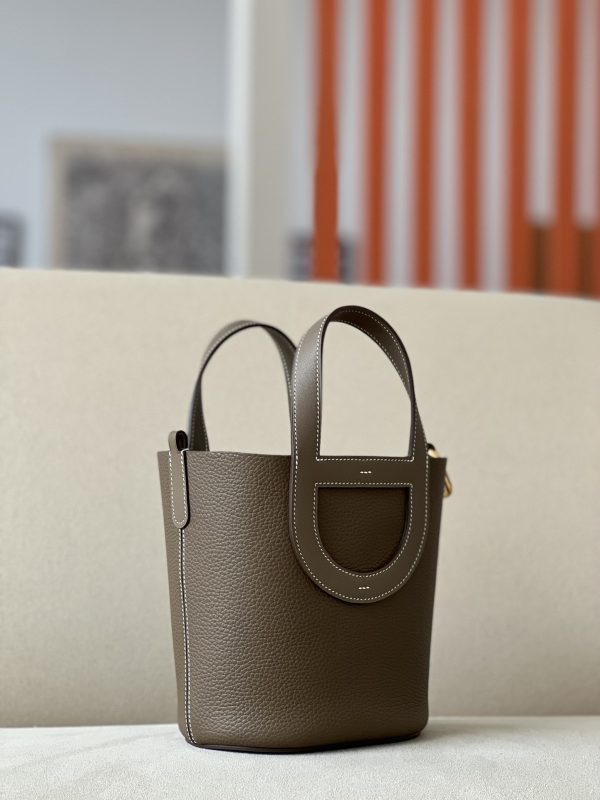 Hermes In-The-Loop 18 Swift Etoupe (18) Gold Hardware - Image 3