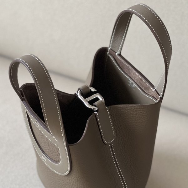 Hermes In-The-Loop 18 Swift Etoupe (18) Palladium Hardware - Image 11