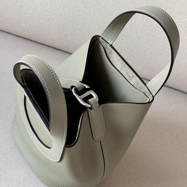 Hermes In-The-Loop 18 Swift Sauge (Q1) Palladium Hardware - Image 4