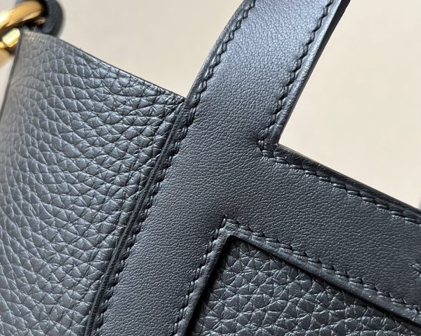 Hermes In-The-Loop 18 Swift Nior (89) Gold Hardware - Image 8