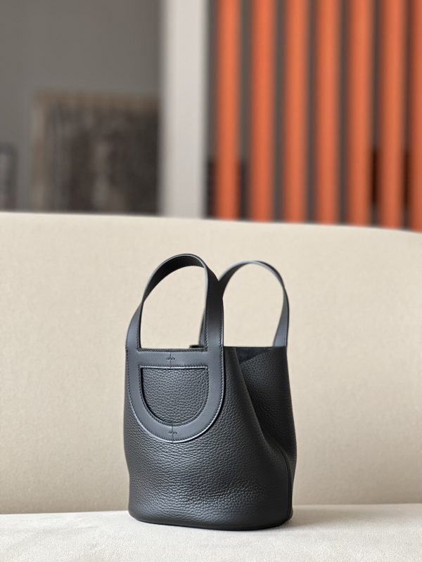 Hermes In-The-Loop 18 Swift Nior (89) Gold Hardware - Image 2