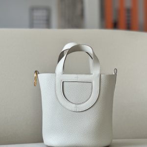 Hermes In-The-Loop 18 Swift Beton (8L) Gold Hardware