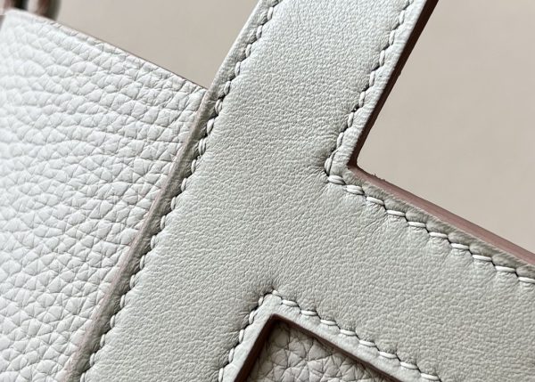 Hermes In-The-Loop 18 Swift Beton (8L) Palladium Hardware - Image 9